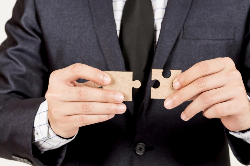 Puzzle with one piece missing – symbolizing business inefficiency