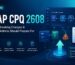 Abstract SAP CPQ release readiness illustration with API, quote, data, and admin workflow elements.
